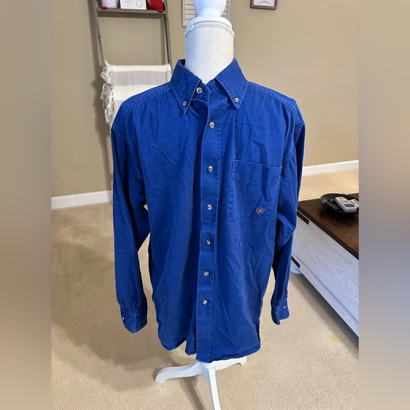 Men’s EUC Ariat button down shirt-Large - Picture 1 of 4